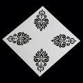 Flower Vines Scrapbook Stencils Spray Plastic Mold Shield DIY Cake Hollow Embellishment Printing Lace Ruler Valentine