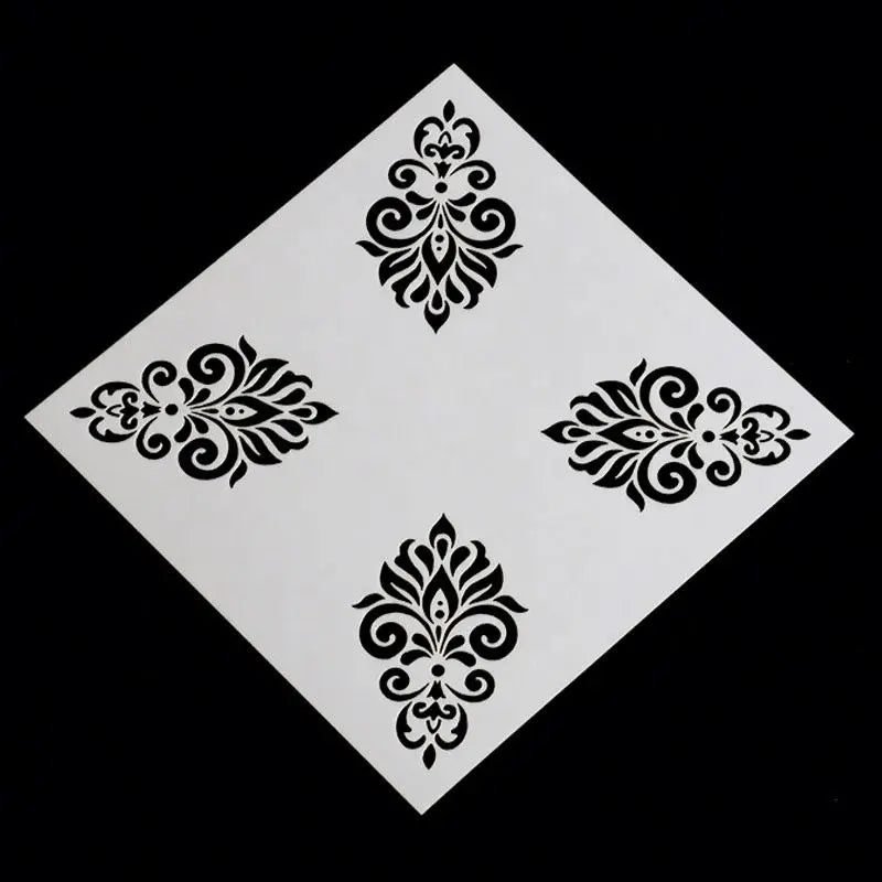 Flower Vines Scrapbook Stencils Spray Plastic Mold Shield DIY Cake Hollow Embellishment Printing Lace Ruler Valentine
