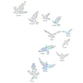Custom PVC Non Adhesive Electrostatic Window Decals Rainbow Suncatcher Sticker