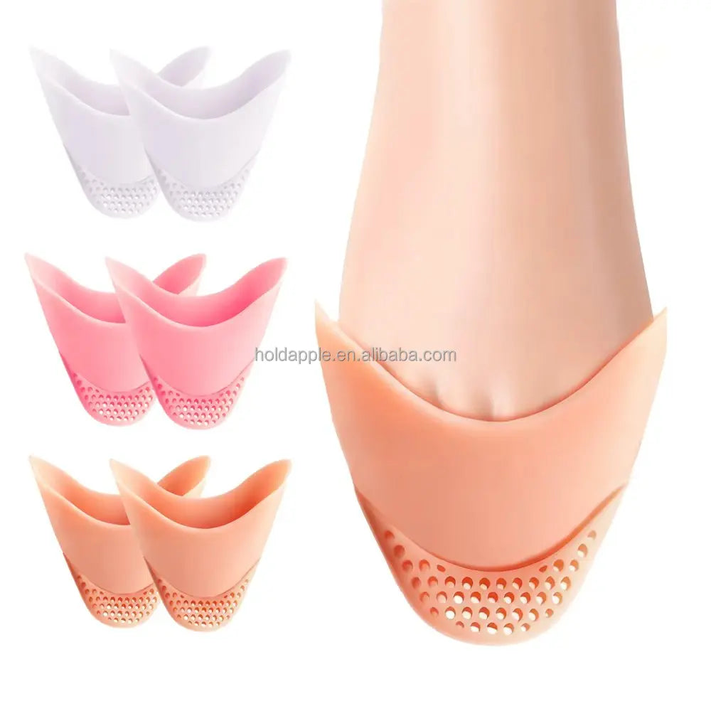 Insole Silicone Pointe Gel Toe Ballet Dance Athlete Shoes Pad Toe Protector With Breathable Holesfor Dancing Girls HA00781