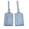 Assorted Colors PU Leather Golf Bag Tag with Standard Size Multi-Shape (Round/Rectangle/Olive) Printed or Embossed Logo