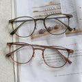 Brand Titanium Eyeglasses Frame Prescription Myopia Glasses Retro Irregular Woman Man Luxury Reading Optical Eyewear
