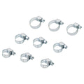 Hose Iron Clamp 1/2" 5/8" 3/4" Pipe Connection Fastening Clips Adjustable Tube Fixed Fastener Buckles Clamp