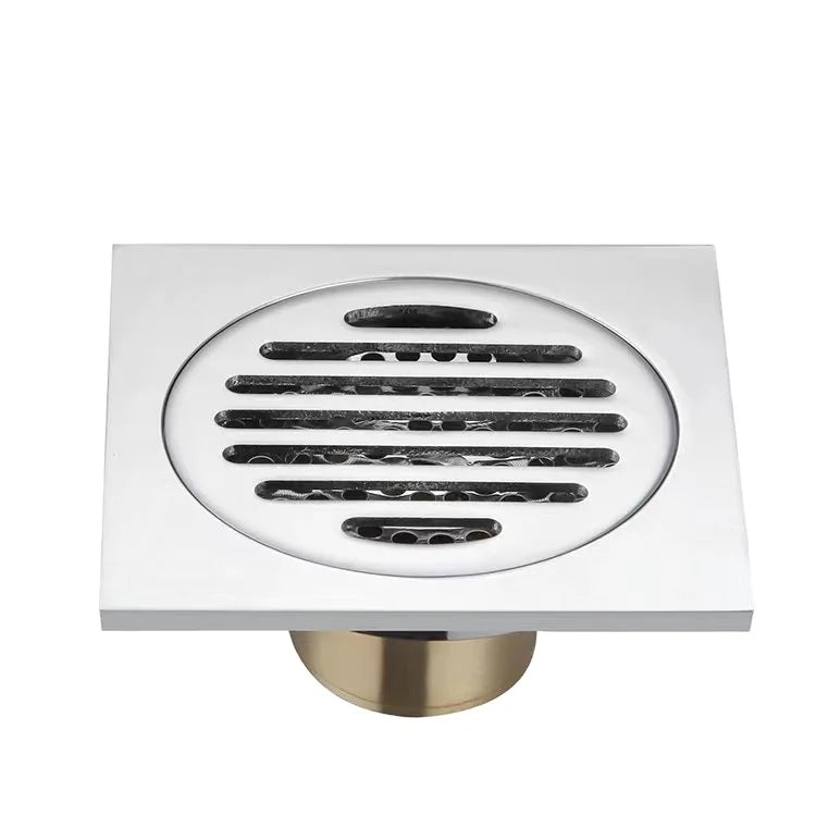 Stainless Steel Odor-Proof Tile-Insert Floor Drain | Bathroom Shower Floor Drain Cover