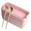 Food Storage Container H0Qsb 3 Compartments Lunch Box