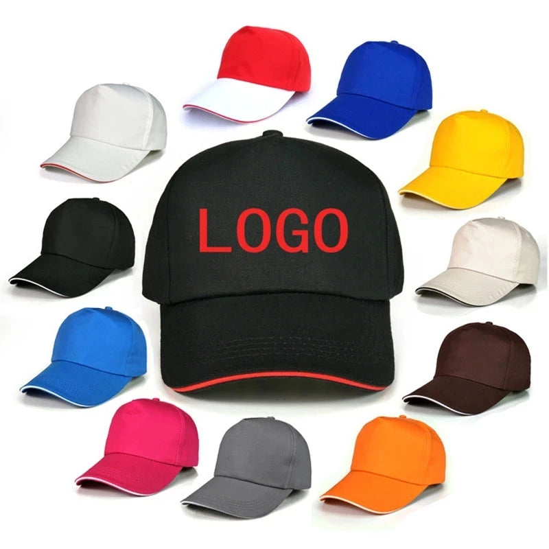 Custom Logo Summer Embroidered Baseball Cap Personalized Men's Ladies Hip Hop Hat