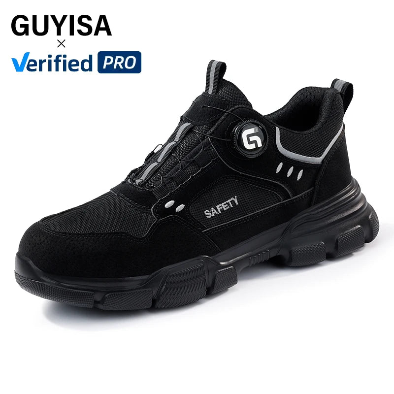 GUYISA Safety Shoes Workwear Series Light Weight  European Standard Steel Toe Safety Shoes
