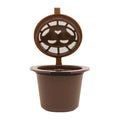 3pcs/lot Reusable Refillable Coffee Capsule Filters for Nespresso Filter Pod Icafilas Nespresso Capsule