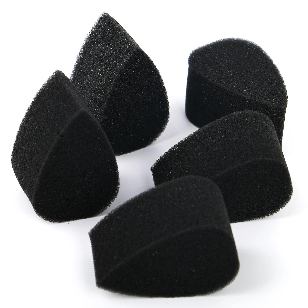 Wholesale Custom Manufacturer Single Drop Shape Sponge Black Face Paint Sponges Gift Set for Body Painting Patterns