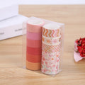 Cute Multi-color Multiple Tapes Solid Color DIY Bulk Washi  Tape Set Art Supplies Student Paper Tape 12 Rolls