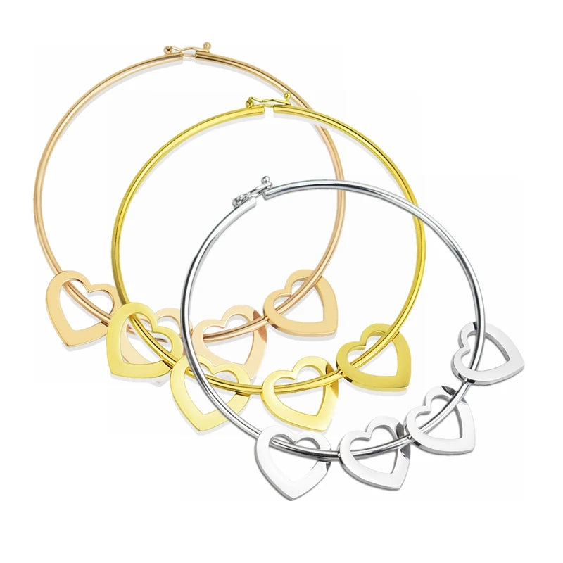 Heart Bracelets Engravable Stainless Steel DIY Family Name Jewelry Making Accessories Blanks Bracelet