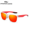 PARANOID 2026 Men's Polarized Polycarbonate Sunglasses Personalised Low MOQ Custom Sunglasses in Blue White Gold Red Frames