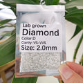 HPHT Lab Diamonds DEF VS Melee Round Cut 1mm 2mm 3mm Loose Lab Grown Diamond