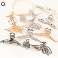 QIYUE High-End Sense Metal Hair Back Head Clip Disk Hair Clip Large Shark Clip Hair Accessories