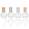 Oblate Round Shape 10ml 12ml Glass Roller Bottle for Essential Oils Featuring Floral Design with Screw Cap Sealing