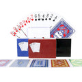 Factory Custom Durable Plastic Poker Club Cards Waterpoof Playing Card in Plastic Box for Casino Table Game