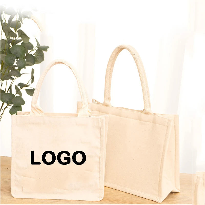 Factory Wholesale Custom Printed Canvas Bags Women's Travel Foldable Shopping Bag Casual Tote Bags Daily Lightweight