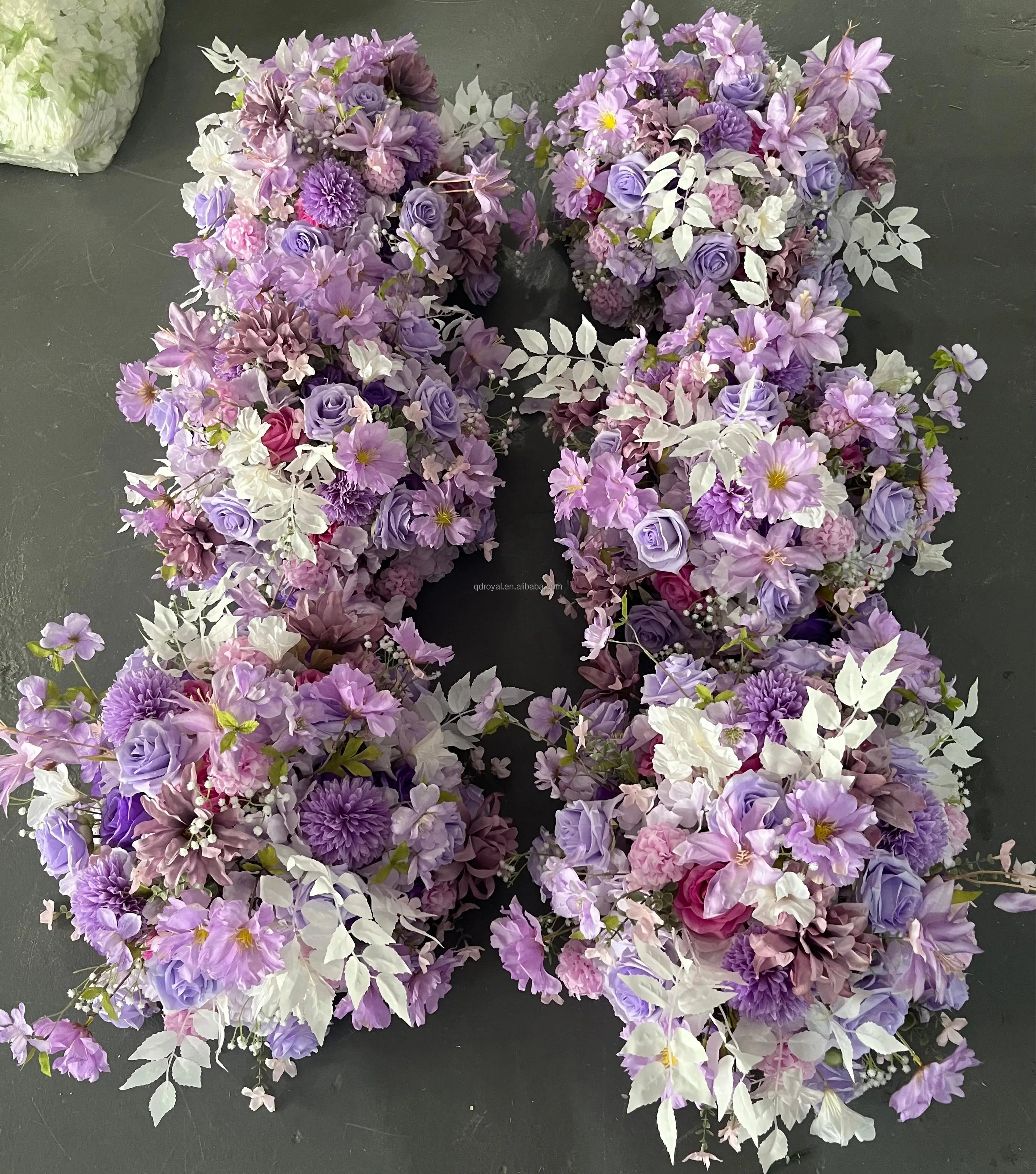 Realistic Artificial Flower Ball Wedding Centerpiece Arrangement for Christmas New Year Wedding & Entrance Decoration Ideas