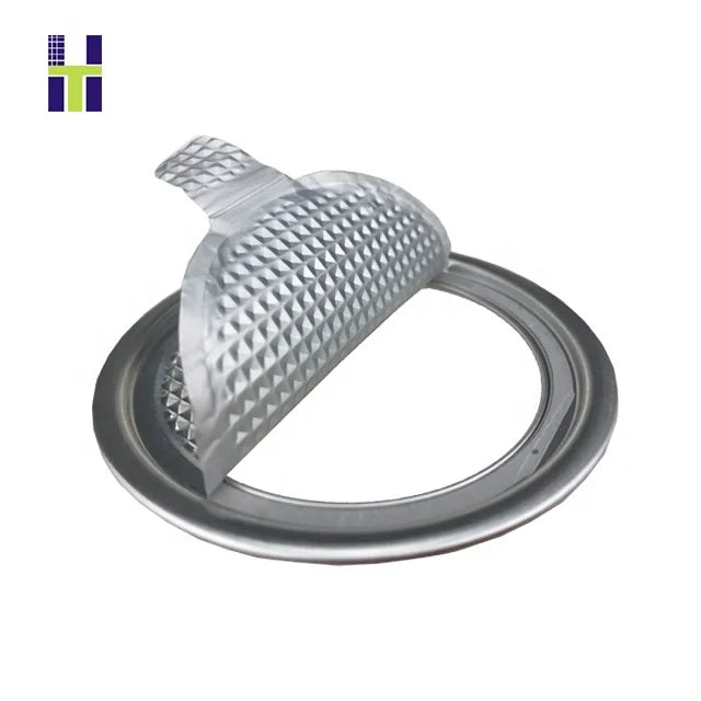 Coated Aluminum Foil Easy Open Seal Lid for Food Use Tin Can Lids Roll Type Custom Thickness HONGTAI PACKAGING