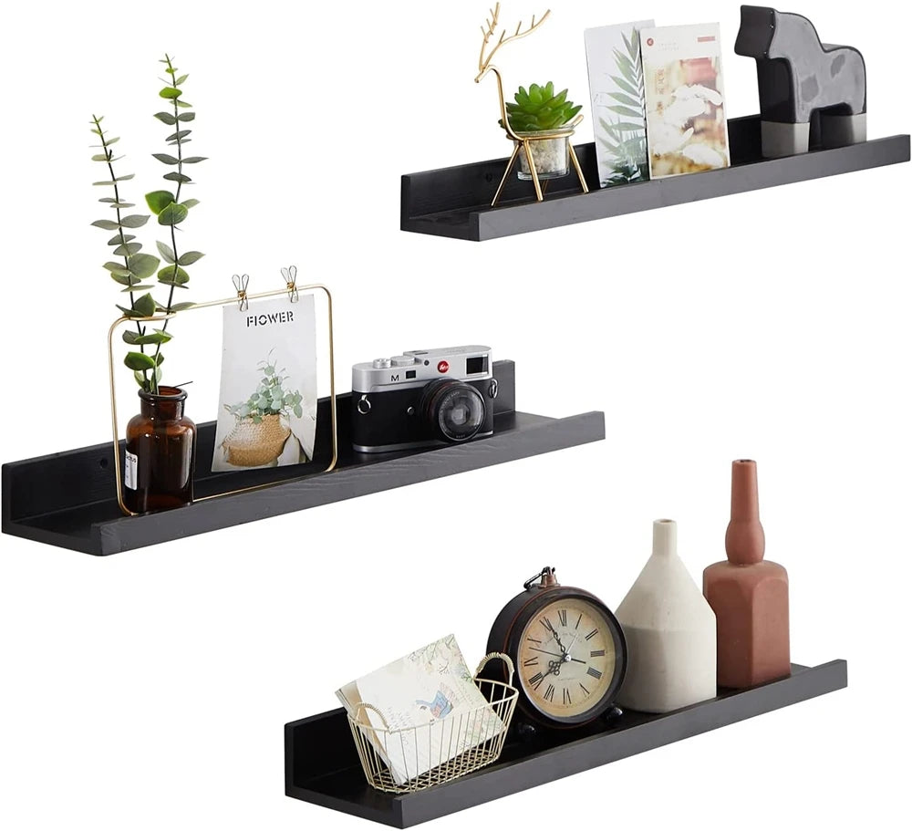 Popular Modern Floating Wall Bookshelves for Bedroom Study Living Room and Apartment Household Furniture Storage