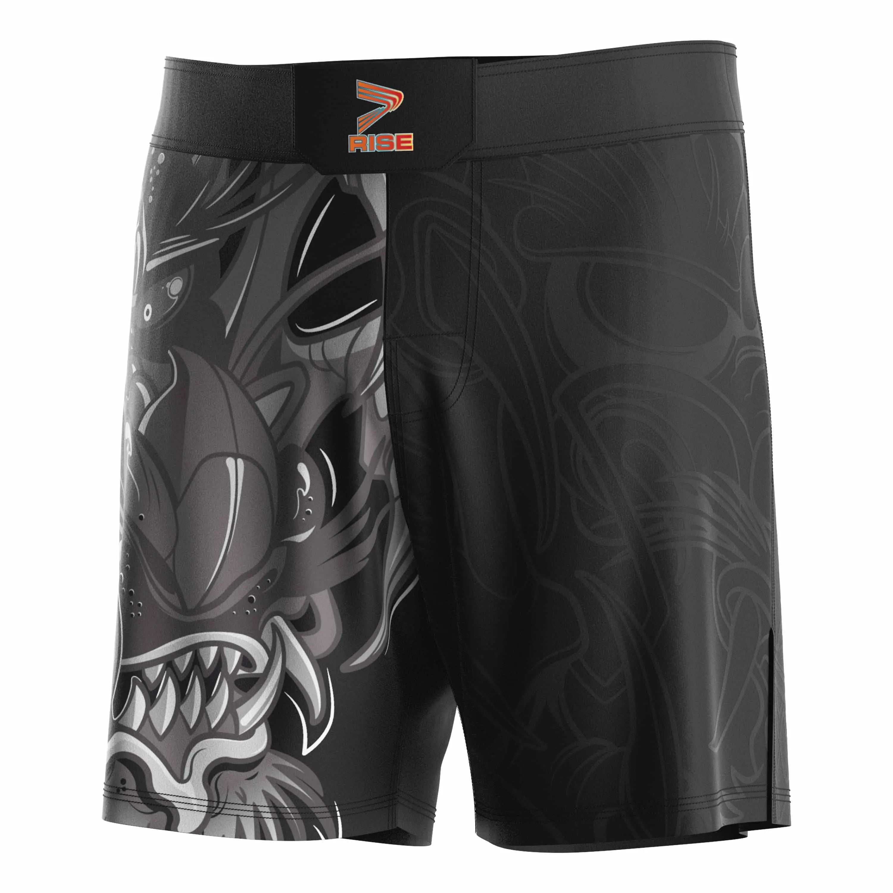Premium MMA BJJ Fight Shorts for Men - Durable Flexible Lightweight Brazilian Jiu-Jitsu Training Gear