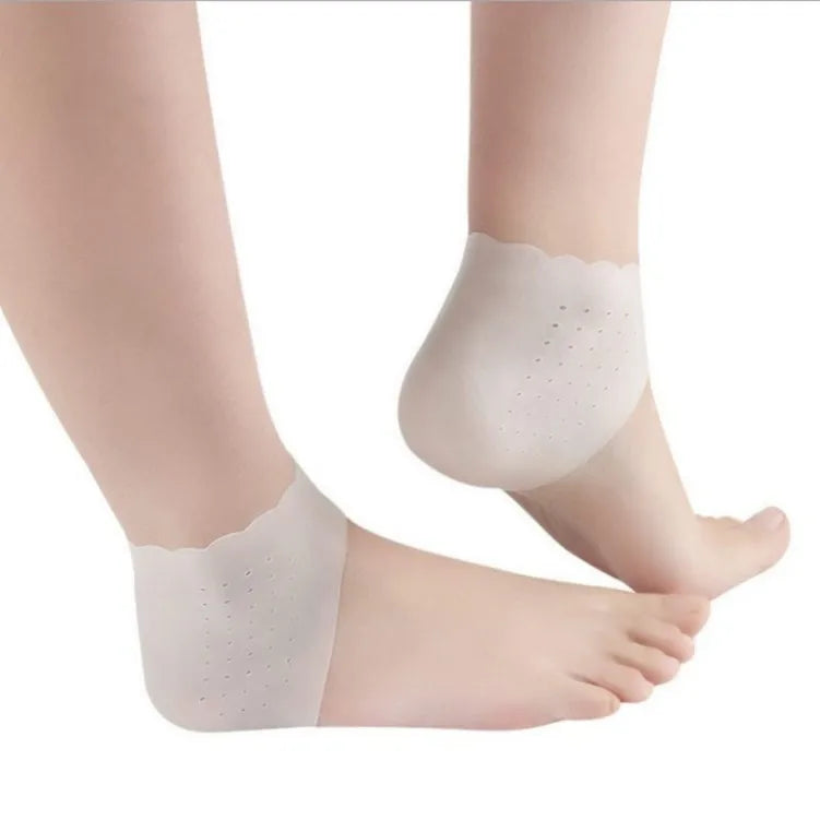 Silicone Comfort Sports Insoles Invisible Heel Protector Sleeve for Heel Spur Pads Plantar Fasciitis Relief Heel Pain Reduction