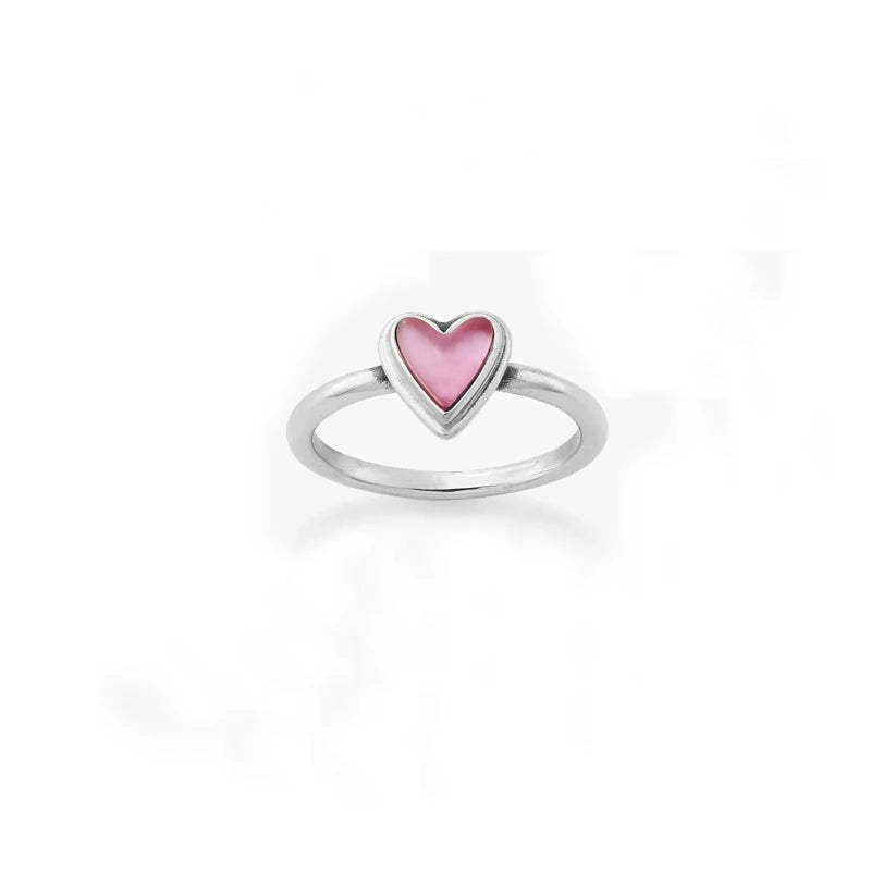 Wholesale 925 Sterling Silver Ring Antique Silver Rings Sweetheart Gemstone Ring for Women