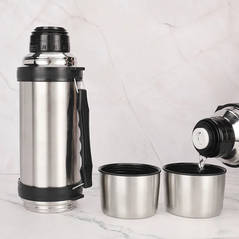 Gradient Color 304 Stainless Steel Vacuum Lid Belly Cup Big Size with Rope for Water for Business Gifts