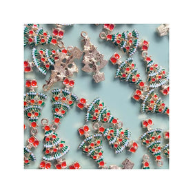 Alloy Oval Heart Tree of Charm Connectors for Making Bracelet Handmade DIY Jewelry Accessories