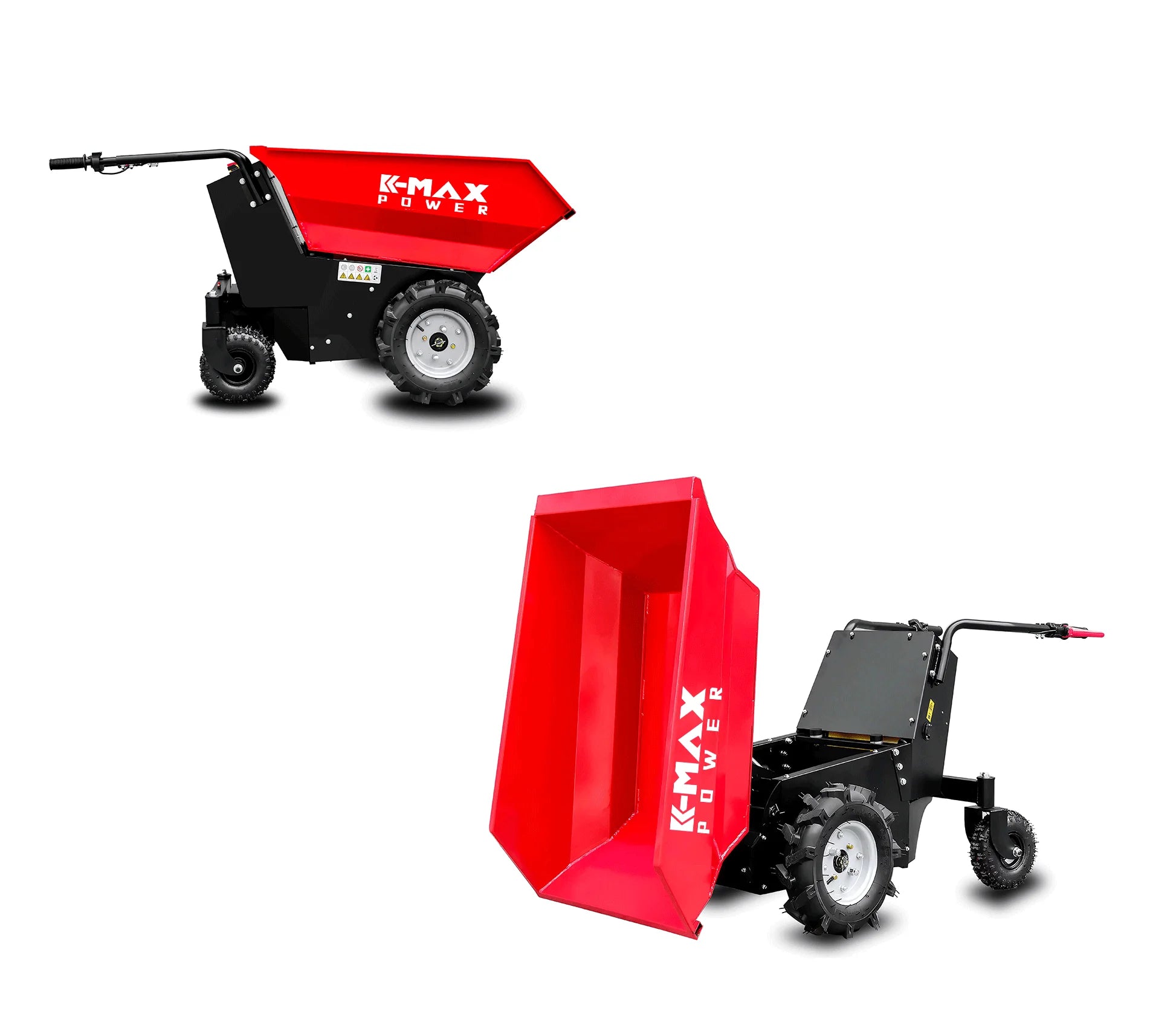 K-maxpower Efficient Loading Capacity 500kg Energy Saving Electric 48V 20AH Mini Crawler Truck Dumper Mini Skid Steer Loader