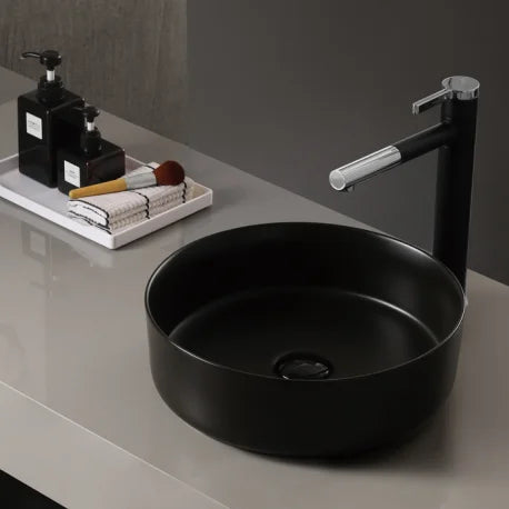 Black Hand Wash Basin Excellent Quality Art Basin Gold Sliver Color Sink for East-middle Market