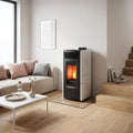 New Trend KF1201A High Quality Freestanding Eco-Friendly Indoor 12kw WIFI Control Indoor Cast Iron Wood Pellet Stove Fireplace