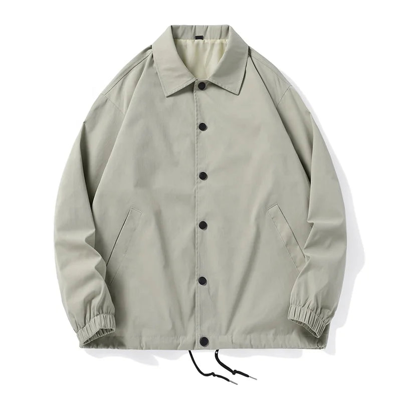 Hot Sale Men's Jacket Blank Custom Logo Plus Size Men's Jacket Plain Black Windbreaker Jacket
