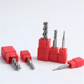 55 HRC Carbide Standard Length End Mills Aluminum CNC Router Bits Set
