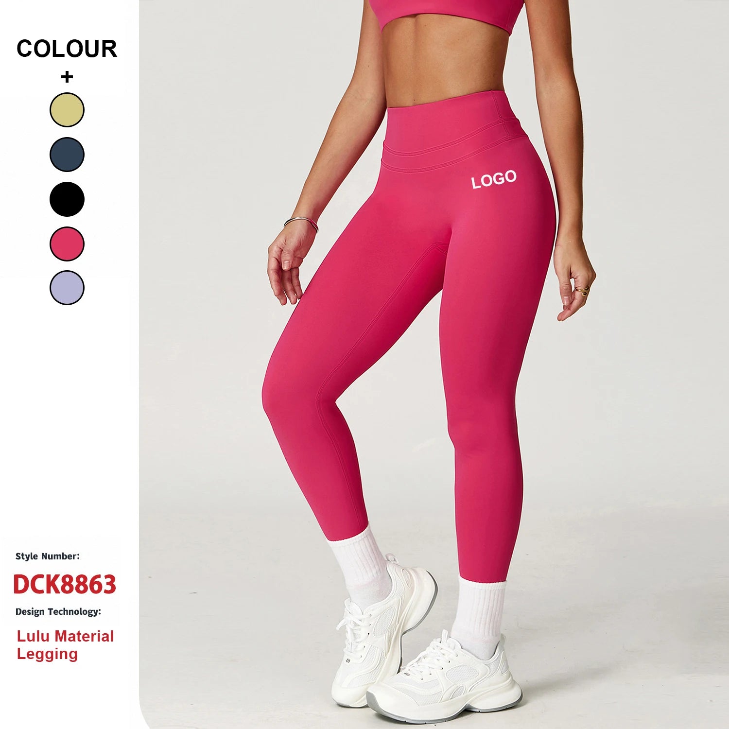 Custom High-Quality Tight High-Waisted Yoga Pants Hips-Lifting Fitness Pants Women Gym Outdoor Running Sports Yoga Leggings