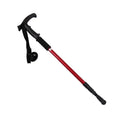 Outdoor Aluminum Telescopic Cane Collapsible Walking Stick Carbon Tungsten Steel Tip 3-Section Adjustable Length Portable 300g