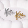 Beimai OEM Ring Ocean element Beach Starfish Stainless Steel Open Ring