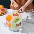 5.2L Cold Water Bucket with Faucet Refrige Fruit Tea Boxes Cold Drink Bucket Tea Kettle Juice Container