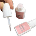 Brush on Nail Glue for Broken Nails - 6pcs Nail Glue for Acrylic Nails Quick & Strong False Nail Tip Glue Adhesive Super Nail