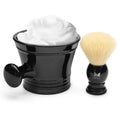 Wholesale JDK Men's Black Shaving Cream Mug and Blue Shaving Soap Bowl Private Label Personalization Hair Removal Products