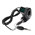 New Arrival Electric Scooter Voltmeter Digital Voltage Display Switch Power with Key Lock for Kugoo M4 Accessories