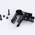 H-2 Black Lean Pipe Assembly 28mm Composite Pipe Fittings Workbench Wire Rod Connector Shelf Manufacturer 2.3Thickness