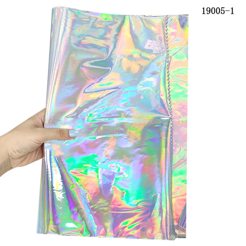 0.1/0.15/0.3 mm Opaque Mirror Metallic Golden Laser Reflective Film Mirror TPU Film for Making Bag Sticker Craft Shoe
