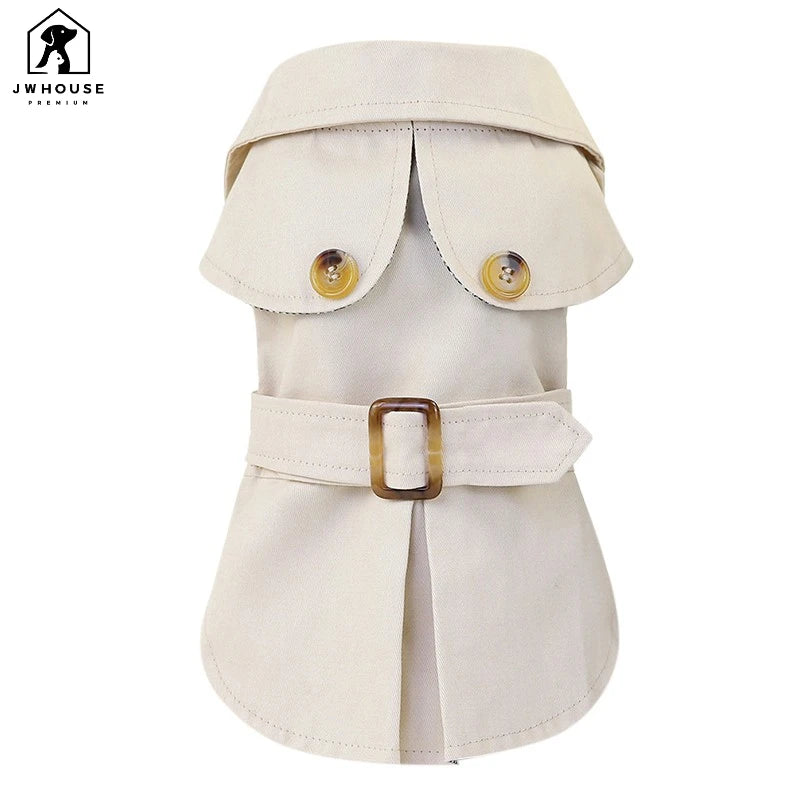 British Style Eco-Friendly Cotton Corduroy Linen Dog Cat Winter Coats Jackets for Small Puppies-Fashion Floral Chinese New Year