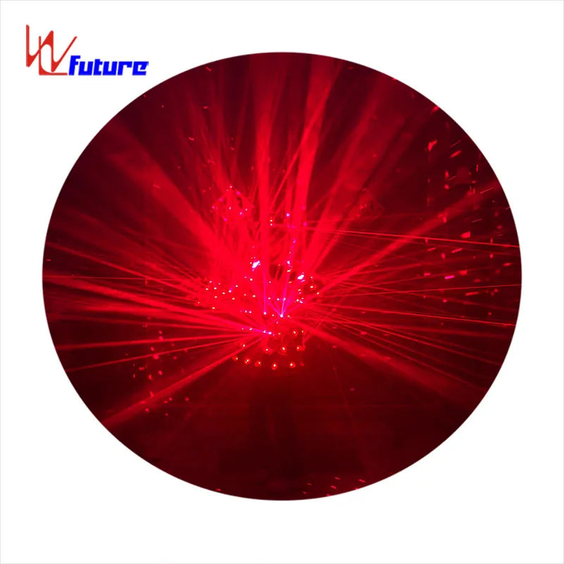 Red LED Waistcoat Laser Costumes for Adults Nightclub Performers' Ballroom Cloak Stage Wear