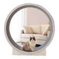 USMILE Innovation Design Premium Quality Silence Sustainable Stable Indoor White ABS 120cm Cat Exercise Wheel With Washable Pads