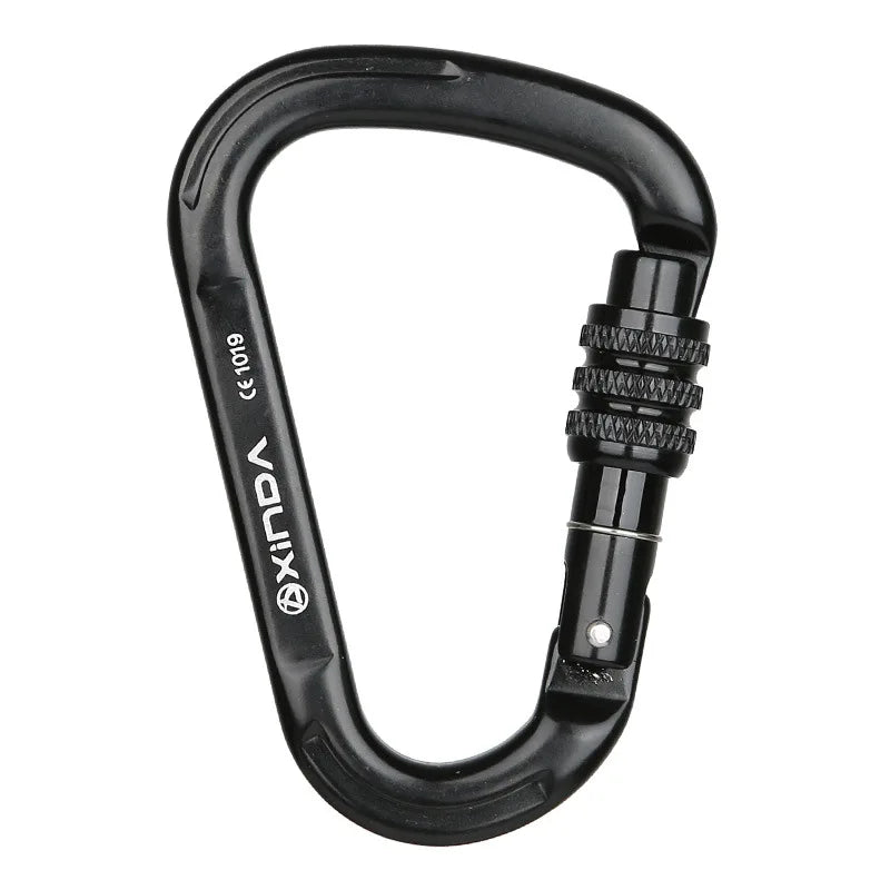 Xinda Xinda Pear Type Main Lock Quick Hanging Outdoor Rock Climbing Equipment Speed Descending Safety Buckle for Mountaineering