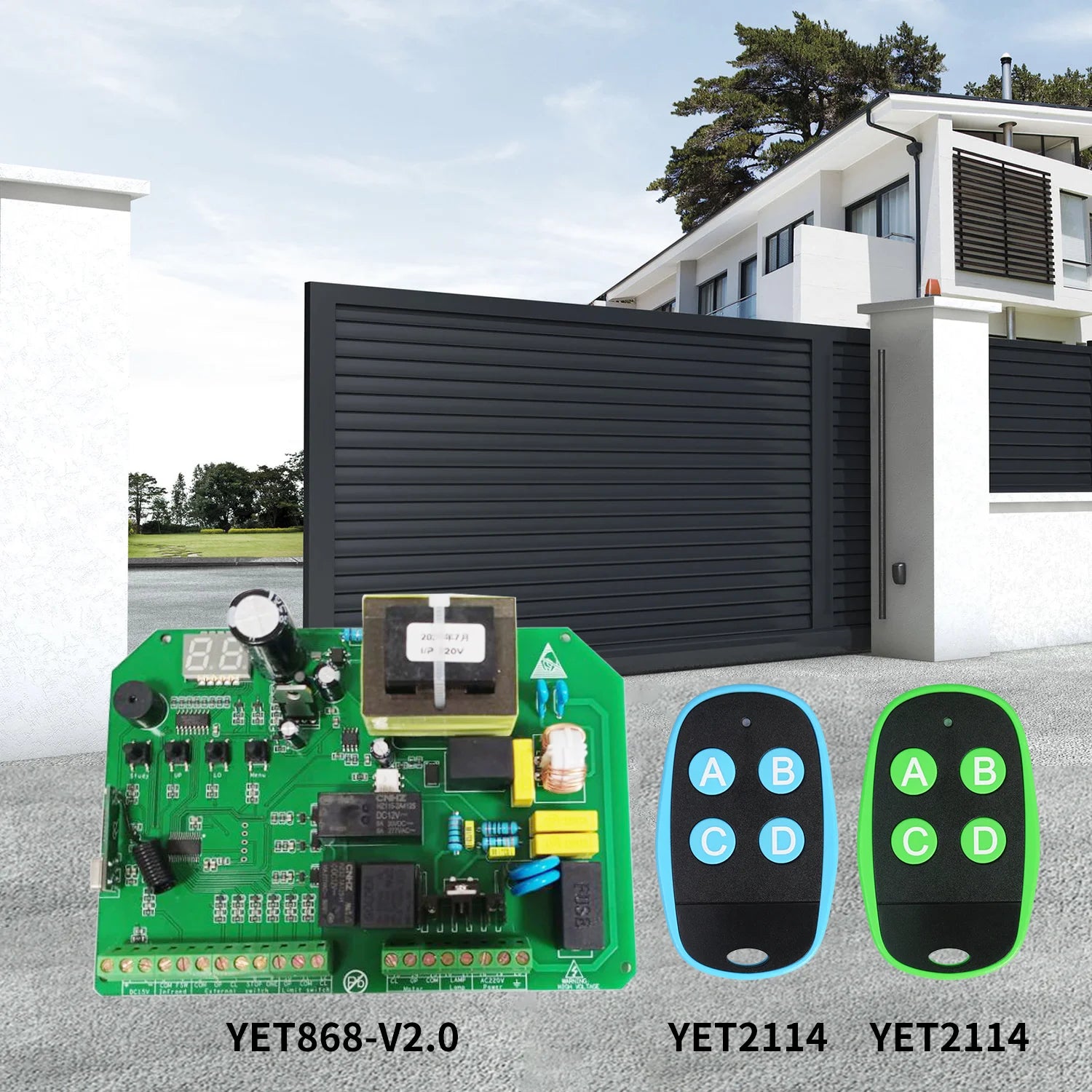 YET868PC-V2.0 AC110V/220V Automatic Sliding Door Motor Controller