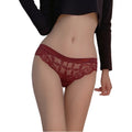 Lady Thong Sexy Transparent Bow Women's Underwear Floral Lace Panties