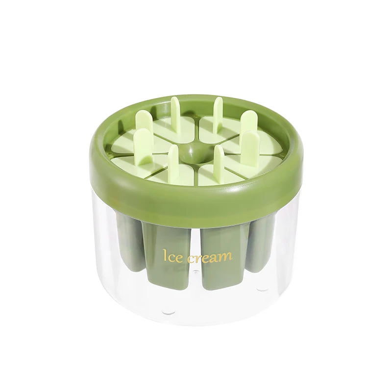 Home Use Plastic Ice Cream Bar Mold & Maker for Popsicles-Eco-Friendly Homemade Frozen Treats